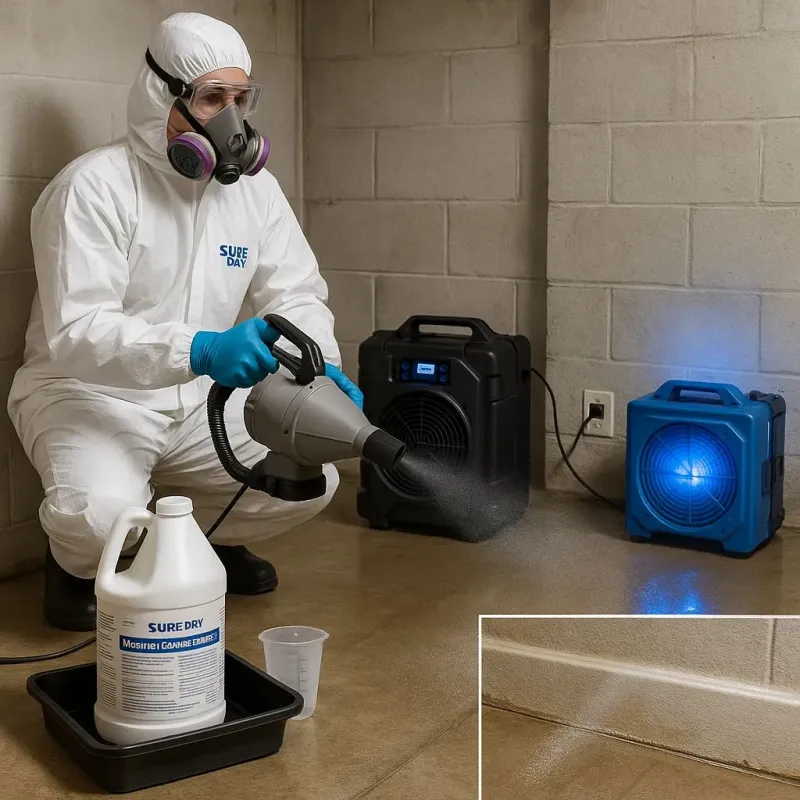 Sanitization and Odor Removal process in Sun Village, CA