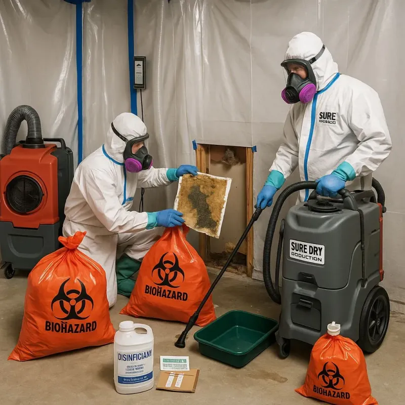 Contaminated Water Handling Protocols process in Sun Village, CA