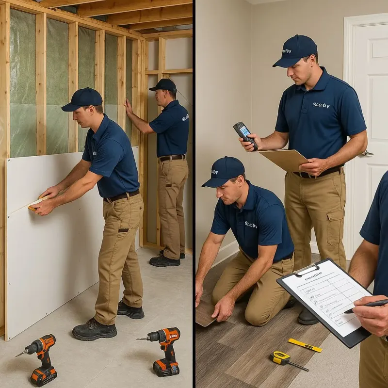 Repairs and Reconstruction process in Sun Village, CA